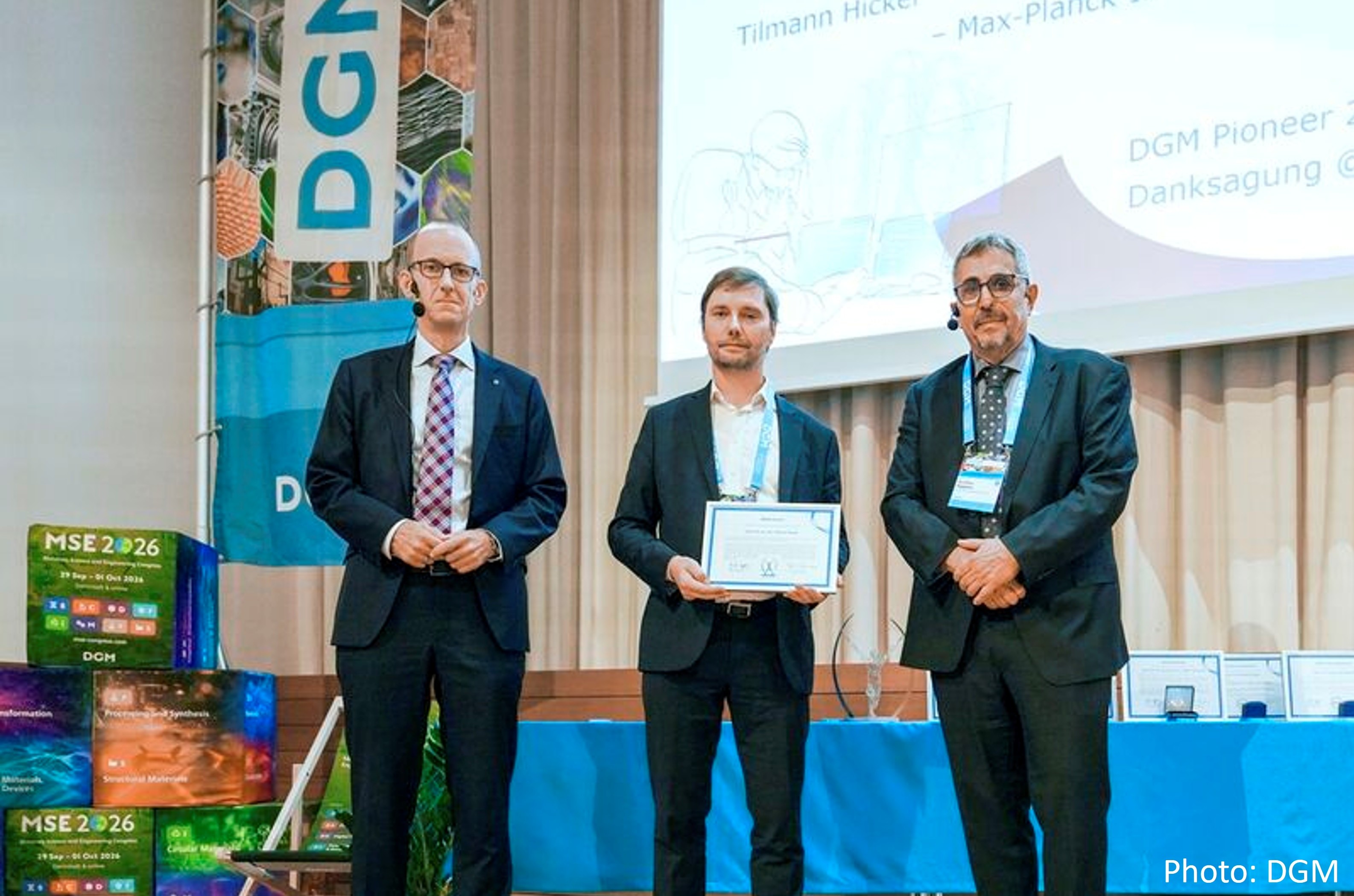 DGM‑Pionier 2026 Preis für Tilmann Hickel